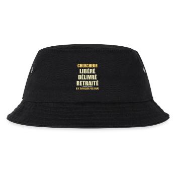 Forscher feiert Ruhestand mit Humorgeschenk - Kinder Bucket Hat - Schwarz - Vorne