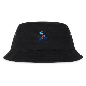 Winziger Fahrer Baby Biker Motocross - Kinder Bucket Hat - Schwarz - Vorne