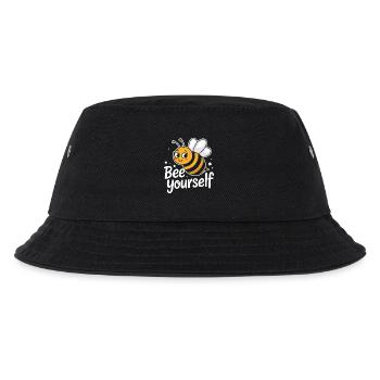 Honigbiene Imker Bienen Biene - Kinder Bucket Hat - Schwarz - Vorne