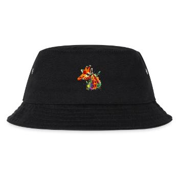 Giraffe - Kinder Bucket Hat - Schwarz - Vorne