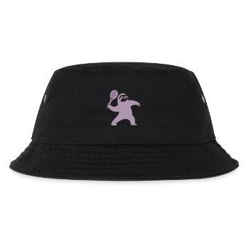 Sloth Silhouette Tennis Serve Minimaliste - Bob Enfant - noir - Devant