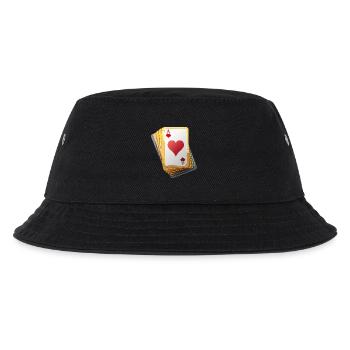 CARDS - Kinder Bucket Hat - Schwarz - Vorne