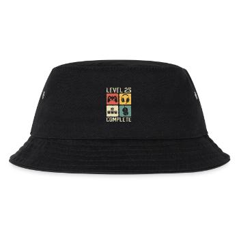 25. Geburtstag Level 25 Complete Gamer 25 Jahre - Kinder Bucket Hat - Schwarz - Vorne