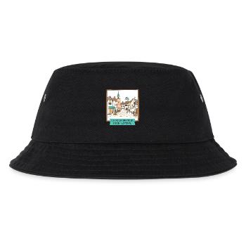 Street Food Festval - Kinder Bucket Hat - Schwarz - Vorne