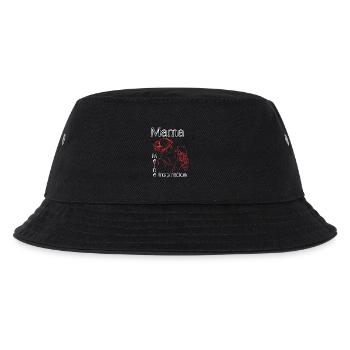 Mama meine Inspiration - Kinder Bucket Hat - Schwarz - Vorne