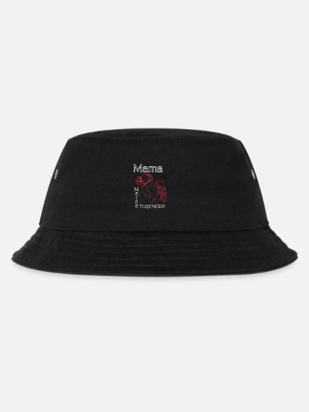 Mama meine Inspiration - Kinder Bucket Hat - Schwarz