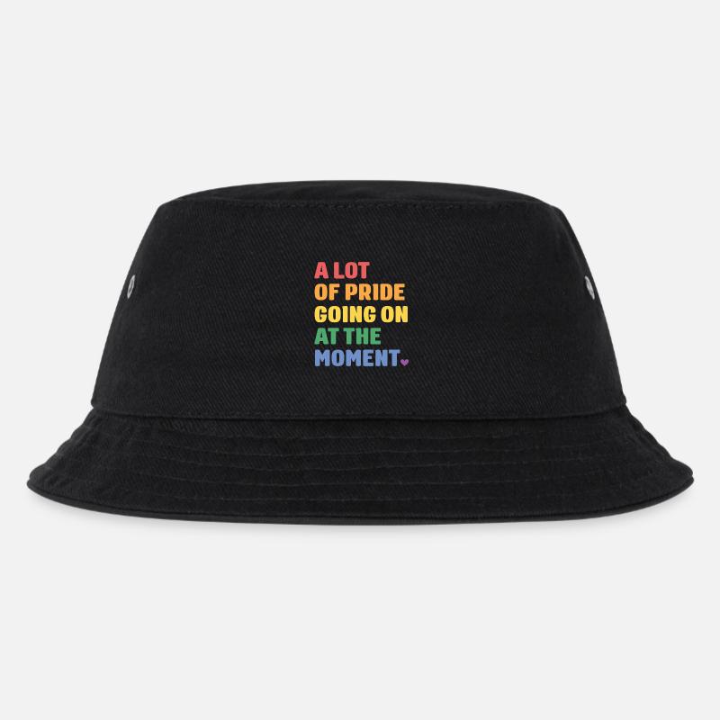 LGBTQ Pride Month - Viel Pride - Kinder Bucket Hat - Schwarz