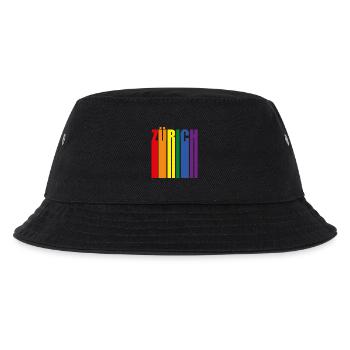 Zürich Regenbogen Pride LGBT - Kinder Bucket Hat - Schwarz - Vorne