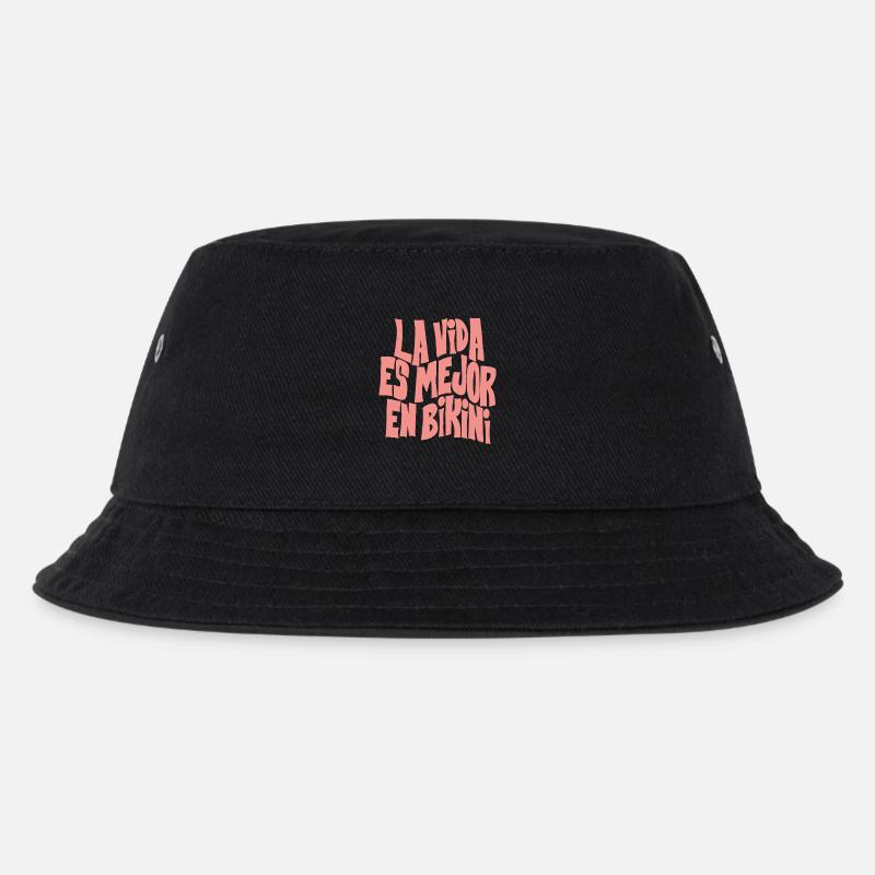 bikini - Kids’ Bucket Hat - black