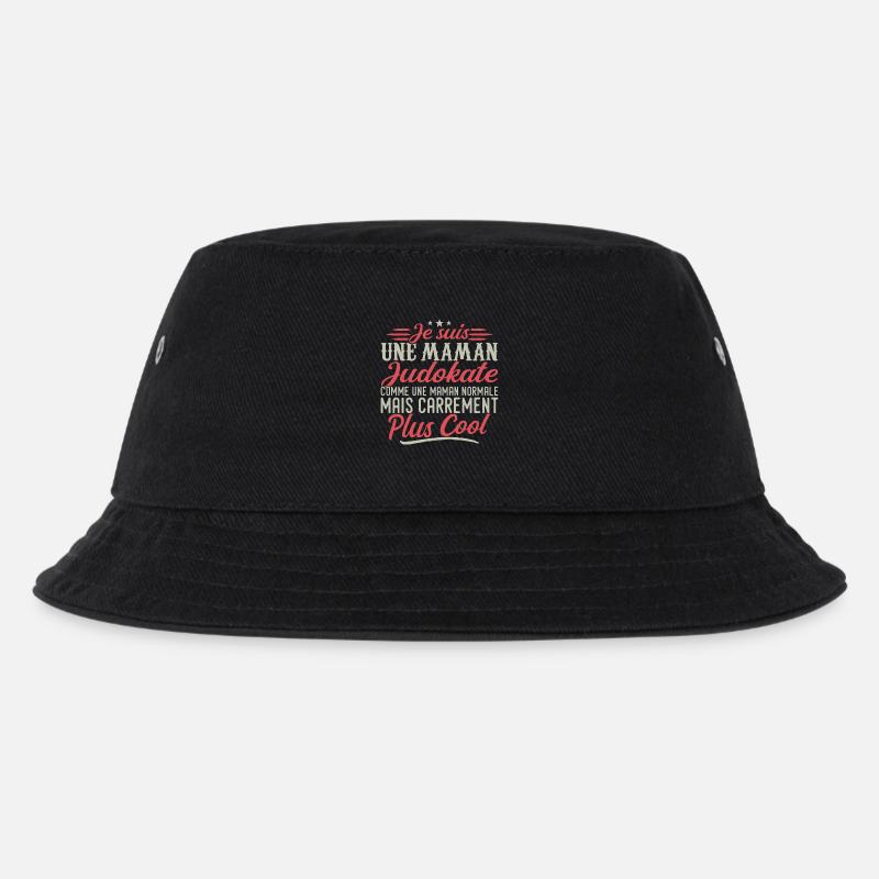 Ich bin eine Judoka-Mutter, ausgesprochen cool - Kinder Bucket Hat - Schwarz