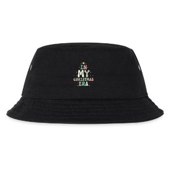 Weihnachten Xmas Spruch In My Christmas Era - Kinder Bucket Hat - Schwarz - Vorne