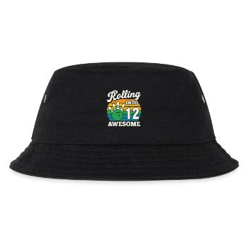 Auf dem Weg in die 12er Bowling-Feier - Kinder Bucket Hat - Schwarz - Vorne