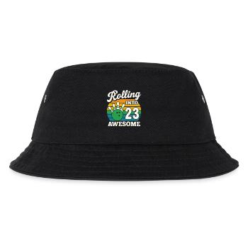 Mit der Bowlingkugel in die 23 rollen - Kinder Bucket Hat - Schwarz - Vorne