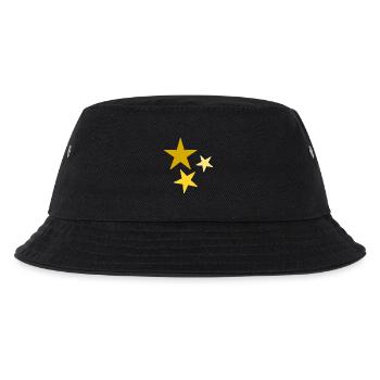 Étoiles Dorées Motif Astronomique - Bob Enfant - noir - Devant
