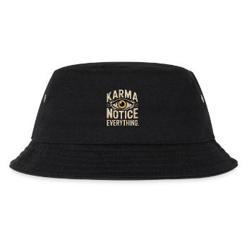 Karma Notice Eye Design, dicton motivant - Bob Enfant - noir - Devant