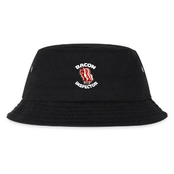 Inspektor Speck Karikatur - Kinder Bucket Hat - Schwarz - Vorne