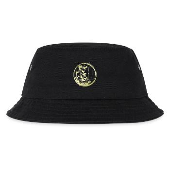 Fishing Silhouette Fisherman - Kids’ Bucket Hat - black - Front