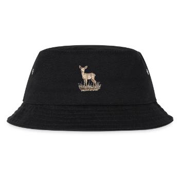 Reh - Kinder Bucket Hat - Schwarz - Vorne