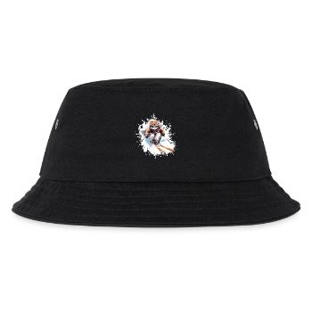 Cat Ski Skiing - Kids’ Bucket Hat - black - Front
