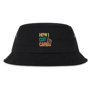 Wie ich Kohlenhydrate senke - Kinder Bucket Hat - Schwarz - Vorne