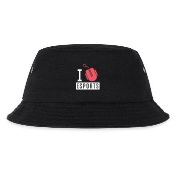 Cute Tech Love Computer Mouse Heart Graphic - Kids’ Bucket Hat - black - Front