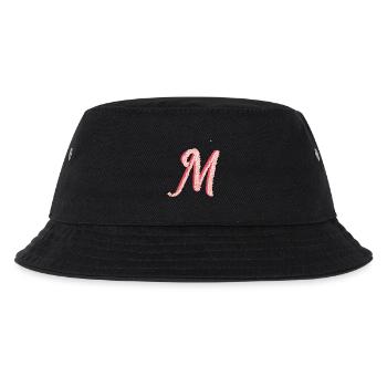 Initial M de fleurs roses - Bob Enfant - noir - Devant
