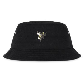 Wasserfarbige Honigbiene Akzente - Kinder Bucket Hat - Schwarz - Vorne