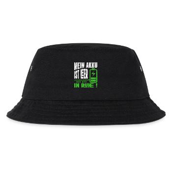 My battery is empty - Leave me alone - Kids’ Bucket Hat - black - Front