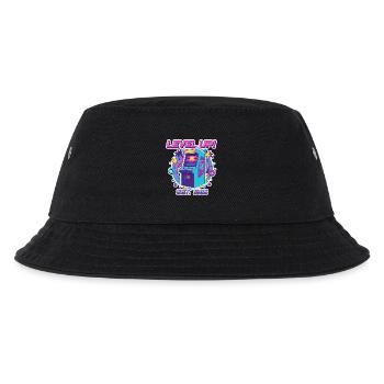 Level Up 1985 – Retro Arcade Automat Design - Kinder Bucket Hat - Schwarz - Vorne