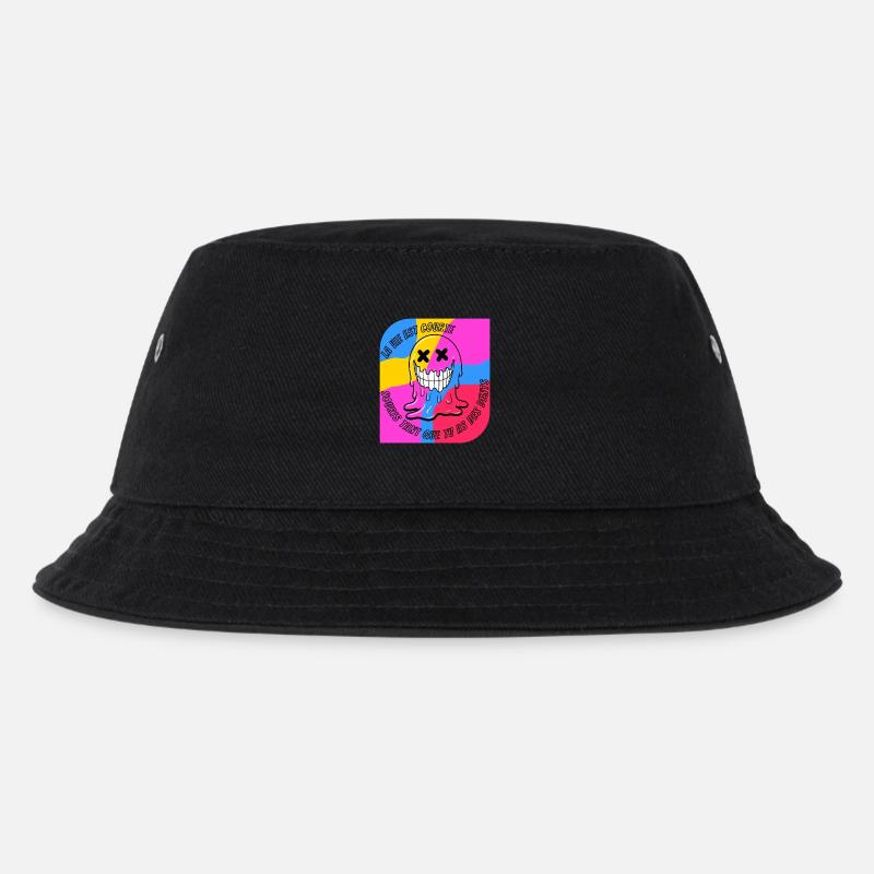 Das Leben ist kurz. POP - Kinder Bucket Hat - Schwarz