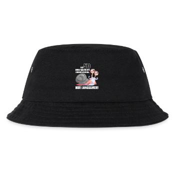 50 Jahre Langsame Schnecke bday - Kinder Bucket Hat - Schwarz - Vorne