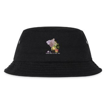 Your weed is pac pac - Kinder Bucket Hat - Schwarz - Vorne