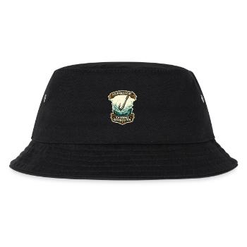 Ich angle nicht ich sammle Geschichten - Kinder Bucket Hat - Schwarz - Vorne