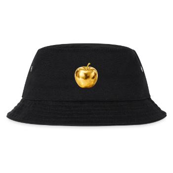 Goldener Apfel – Premium Shine - Kinder Bucket Hat - Schwarz - Vorne