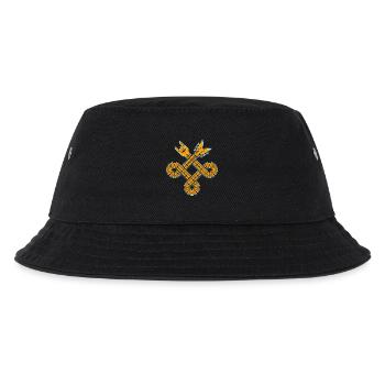 Celtic Knot Guitar Emblem - Kids’ Bucket Hat - black - Front