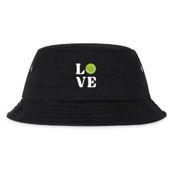 Tennis-Liebhaber - Kinder Bucket Hat - Schwarz - Vorne