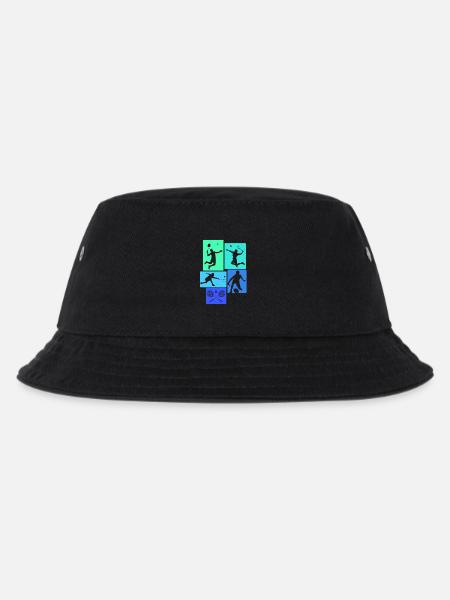  badminton  - Kinder Bucket Hat - Schwarz