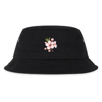 Almond Blossom Pink Spring Flower - Kids’ Bucket Hat - black - Front