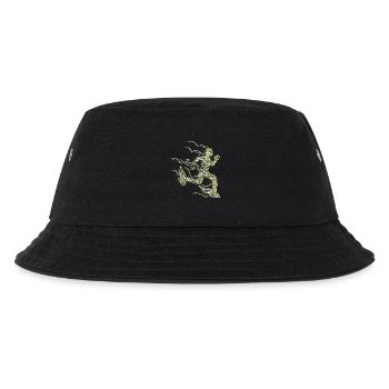 Stilisierter Rocket Runner - Kinder Bucket Hat - Schwarz - Vorne