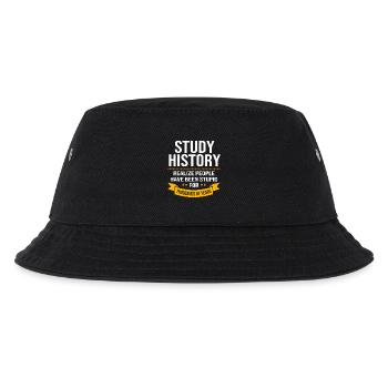 Historisch Historiker Geschichte - Kinder Bucket Hat - Schwarz - Vorne