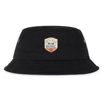 Mit 40 beginnt die Garantie auf Rückenprobleme - Kinder Bucket Hat - Schwarz - Vorne