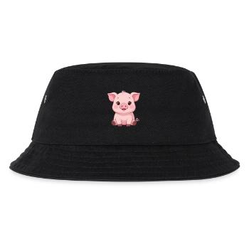 cute piggy piggy gift - Kids’ Bucket Hat - black - Front