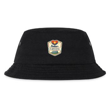 Solarliebe: Energie durch Liebe - Kinder Bucket Hat - Schwarz - Vorne