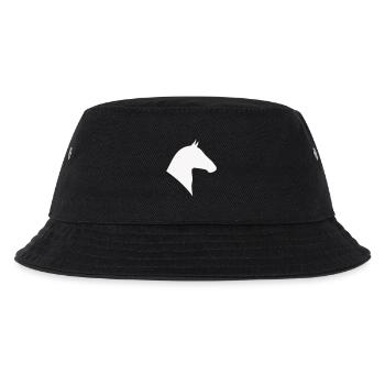 Pferdekopf Silhouette Minimal - Kinder Bucket Hat - Schwarz - Vorne