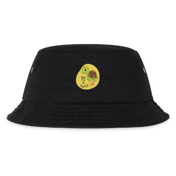 Süße Schildkröte - Kinder Bucket Hat - Schwarz - Vorne