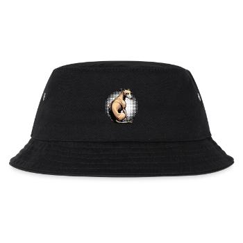 Whippet Windhund Whippets Windhundbesitzer - Kinder Bucket Hat - Schwarz - Vorne