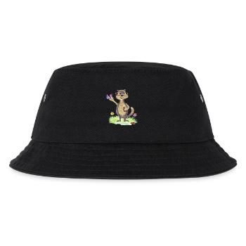 Otter Max  - Kinder Bucket Hat - Schwarz - Vorne