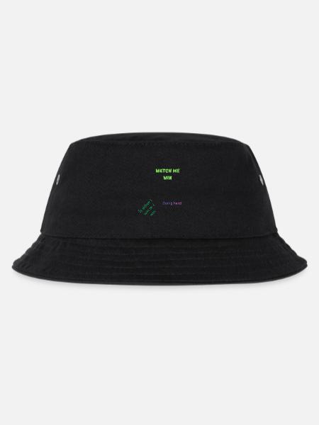 Watch Me Win - Motivational Quote - Kids’ Bucket Hat - black