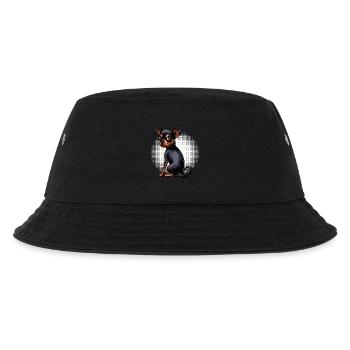 Zwergpinscher Pinscher Pinscherbesitzer Minpin - Kinder Bucket Hat - Schwarz - Vorne
