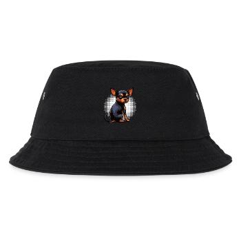 Zwergpinscher Pinscher Pinscherbesitzer Minpin - Kinder Bucket Hat - Schwarz - Vorne